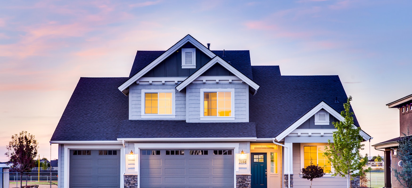 Garage Doors on Front of House